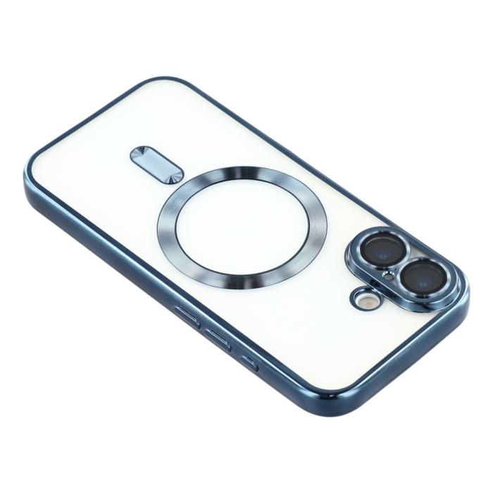 Bild 5, iPhone 17 Skal MagSafe Electroplated TPU Blå
