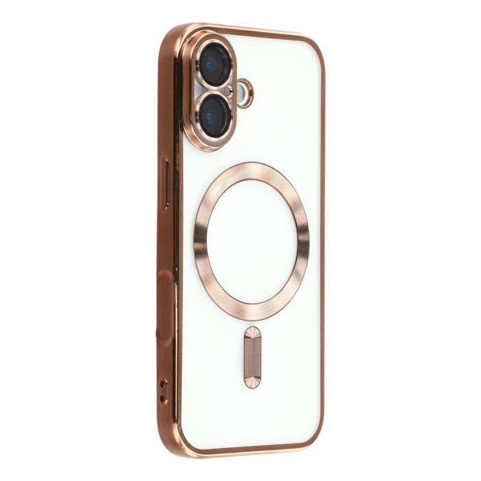 Bild 1, iPhone 17 Skal MagSafe Electroplated TPU Roséguld