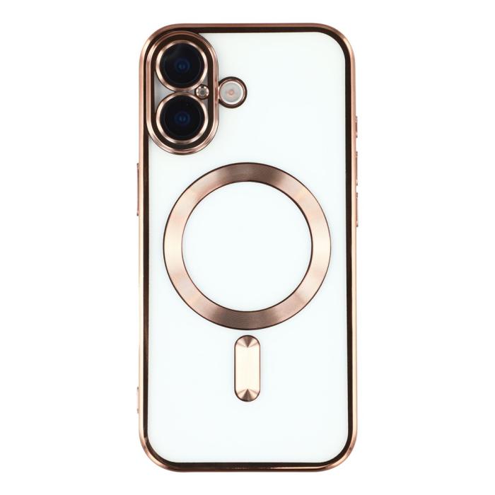 Bild 3, iPhone 17 Skal MagSafe Electroplated TPU Roséguld