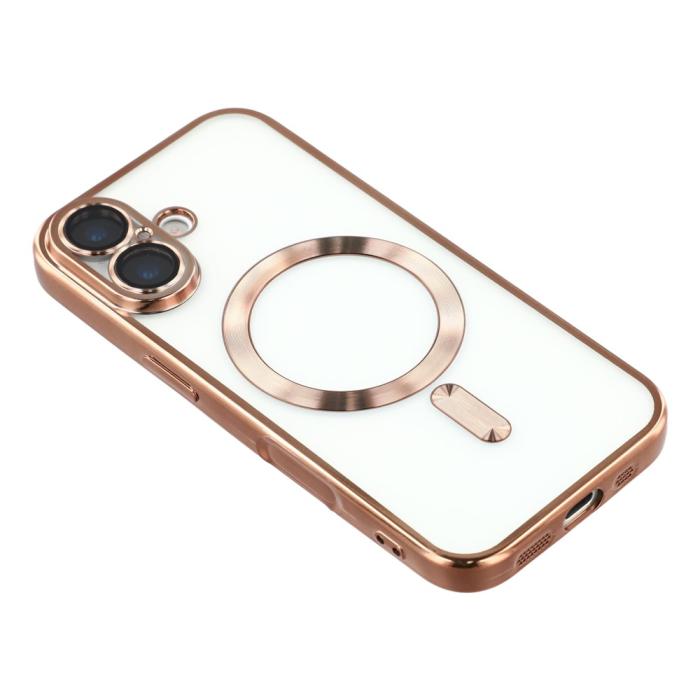 Bild 4, iPhone 17 Skal MagSafe Electroplated TPU Roséguld