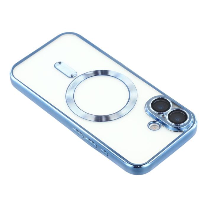 Bild 5, iPhone 17 Skal MagSafe Electroplated TPU Blå