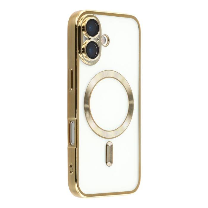 Bild 1, iPhone 17 Skal MagSafe Electroplated TPU Guld