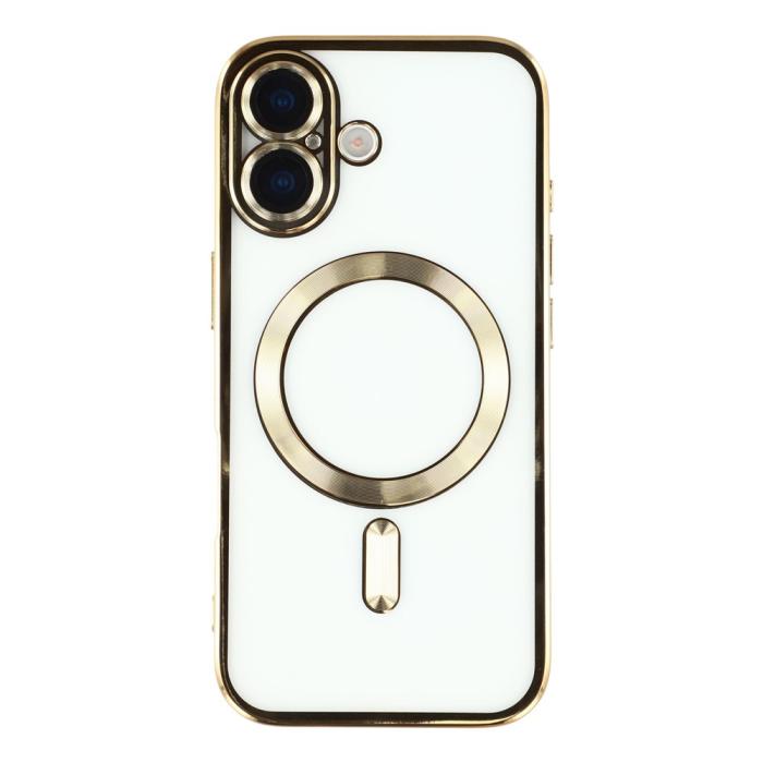 Bild 3, iPhone 17 Skal MagSafe Electroplated TPU Guld
