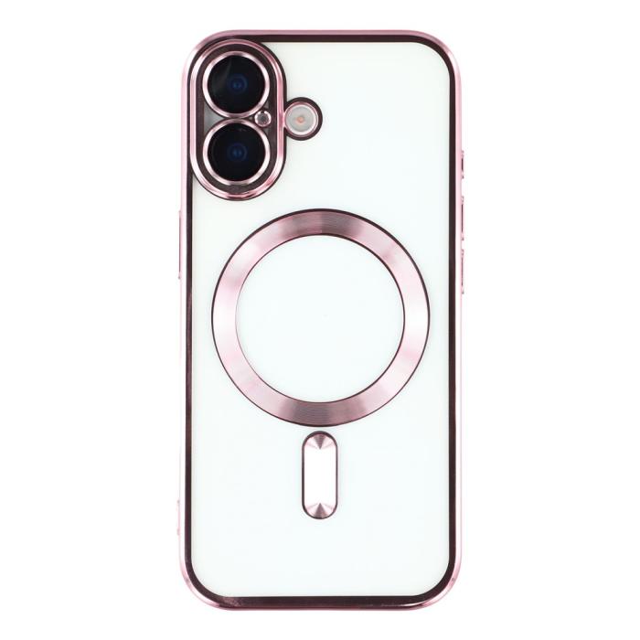 Bild 3, iPhone 17 Skal MagSafe Electroplated TPU Rosa