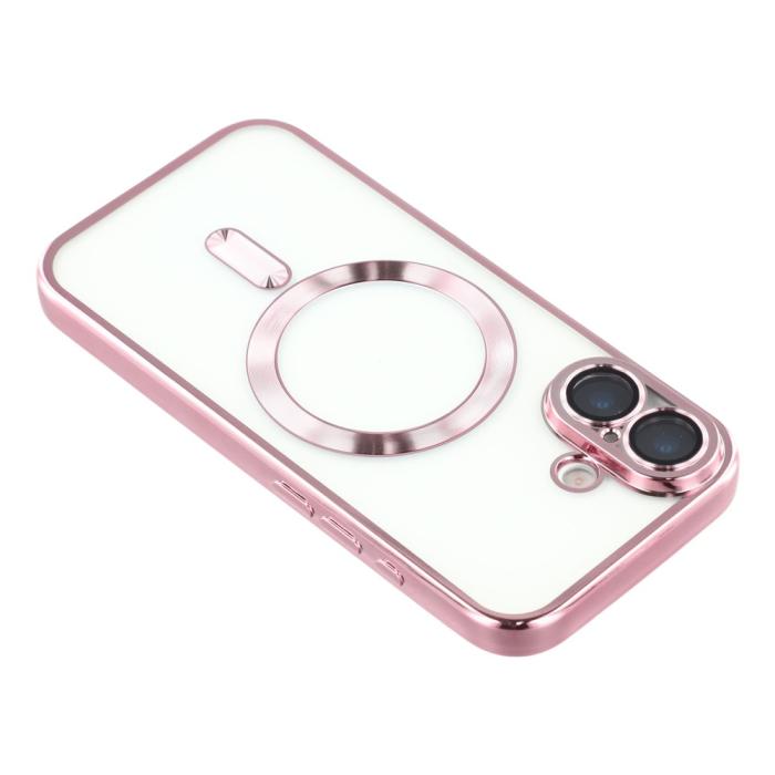 Bild 5, iPhone 17 Skal MagSafe Electroplated TPU Rosa