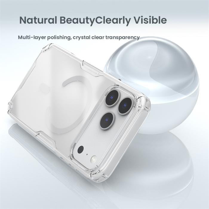 Bild 6, NILLKIN iPhone 17 Pro Skal MagSafe Nature Pro Transparent