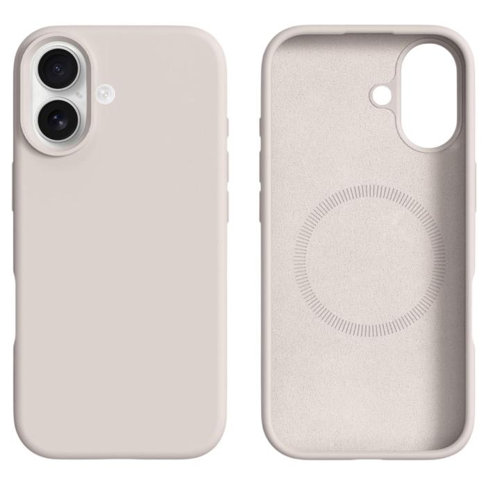 Bild 1, iPhone 17 Skal MagSafe Liquid Silikon Beige
