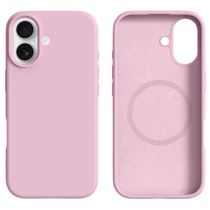 Bild 1, iPhone 17 Skal MagSafe Liquid Silikon Rosa
