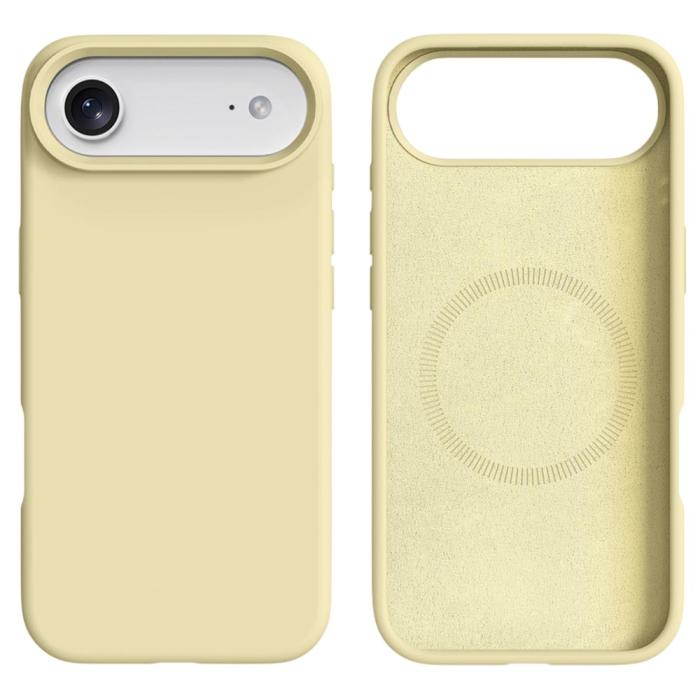 Bild 1, iPhone Air Skal MagSafe Liquid Silikon Gul