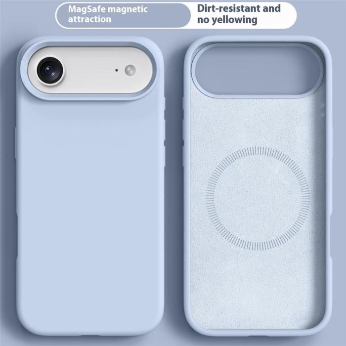 Bild 2, iPhone Air Skal MagSafe Liquid Silikon Blå