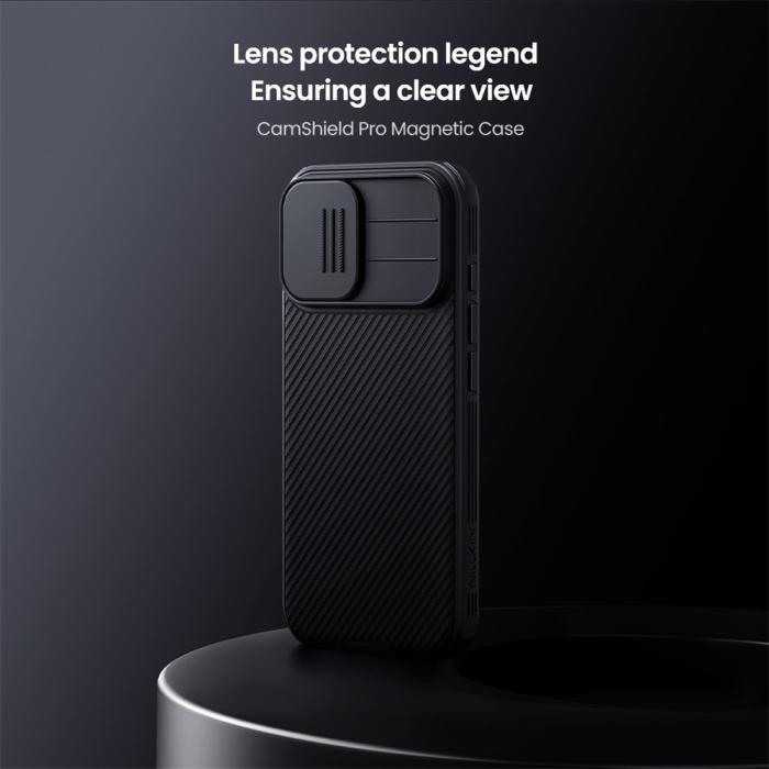Bild 6, NILLKIN iPhone 17 Skal MagSafe CamShield Pro Svart