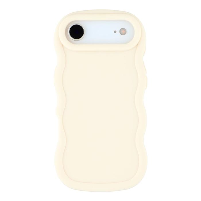 Bild 3, iPhone Air Mobilskal Wavy Off White