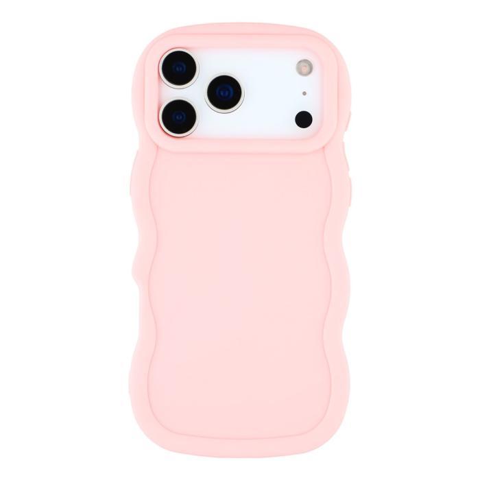 Bild 3, iPhone 17 Pro Max Mobilskal Wavy Ljus Rosa