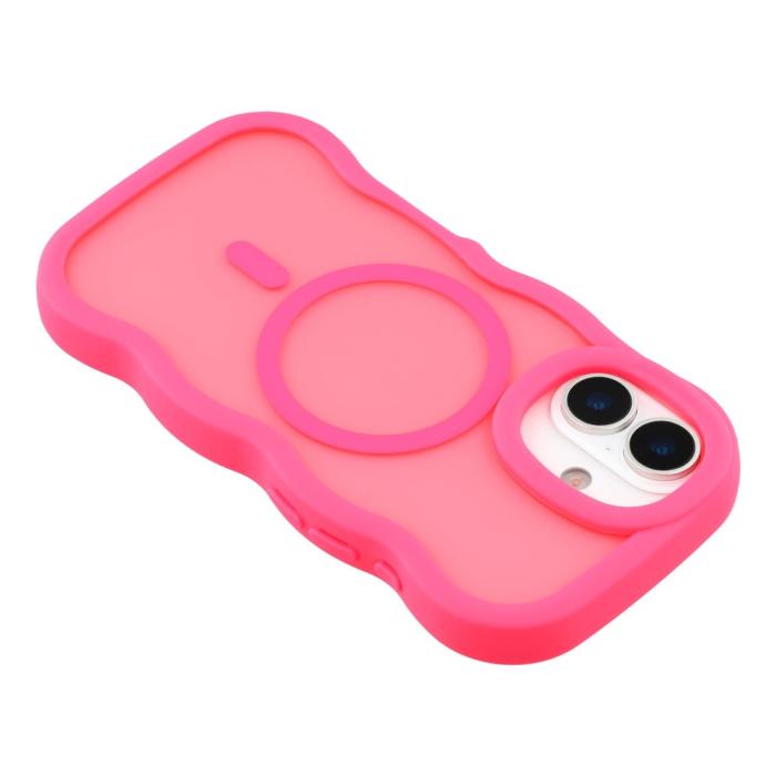 Bild 5, iPhone 17 Skal MagSafe Wavy Matt Rosa