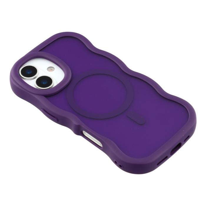 Bild 4, iPhone 17 Skal MagSafe Wavy Matt Lila