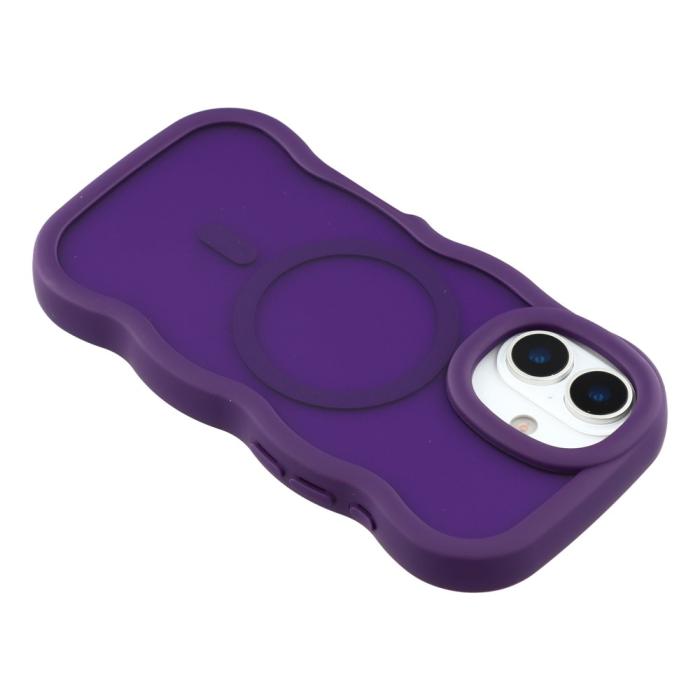Bild 5, iPhone 17 Skal MagSafe Wavy Matt Lila