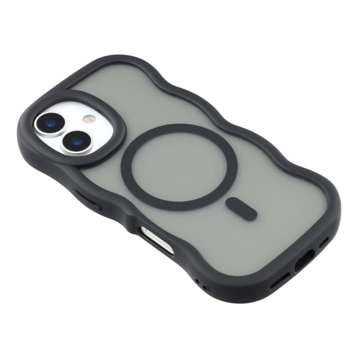 Bild 4, iPhone 17 Skal MagSafe Wavy Matt Svart