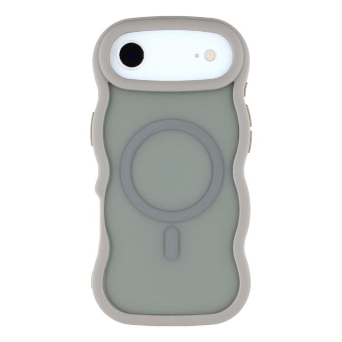 Bild 3, iPhone Air Skal MagSafe Wavy Matt Grå