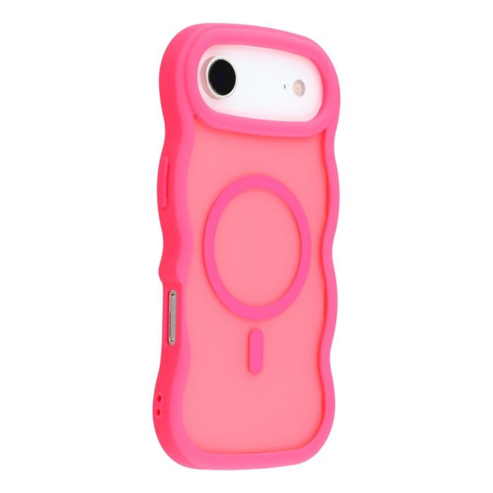 Bild 1, iPhone Air Skal MagSafe Wavy Matt Rosa