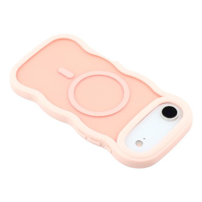 Bild 5, iPhone Air Skal MagSafe Wavy Matt Ljus Rosa
