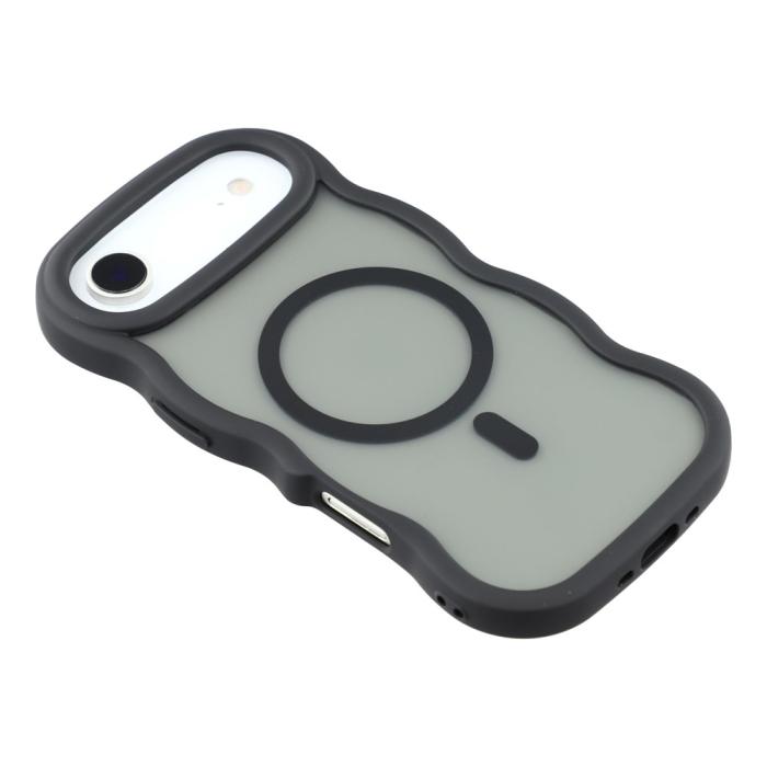 Bild 4, iPhone Air Skal MagSafe Wavy Matt Svart