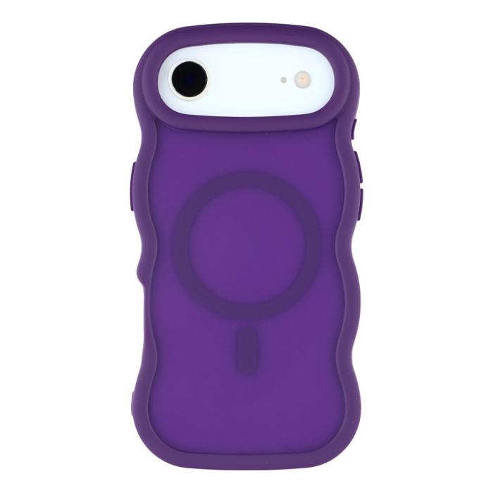 Bild 3, iPhone Air Skal MagSafe Wavy Matt Lila