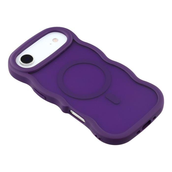 Bild 4, iPhone Air Skal MagSafe Wavy Matt Lila
