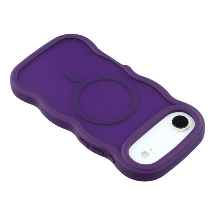 Bild 5, iPhone Air Skal MagSafe Wavy Matt Lila