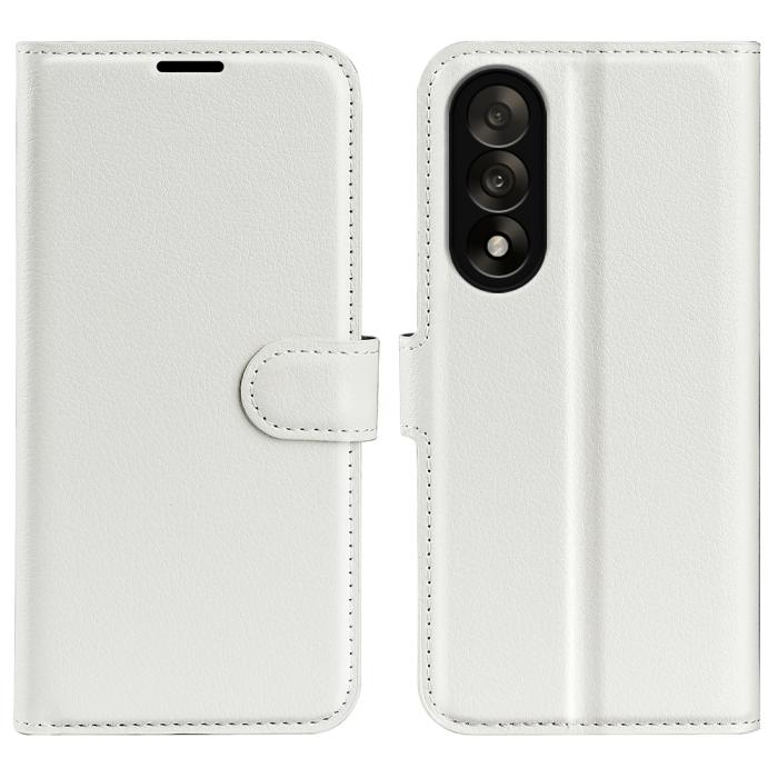 Bild 1, OnePlus Nord 5 5G Fodral Litchi Läder Vit