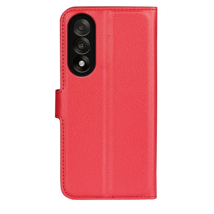 Bild 3, OnePlus Nord 5 5G Fodral Litchi Läder Röd