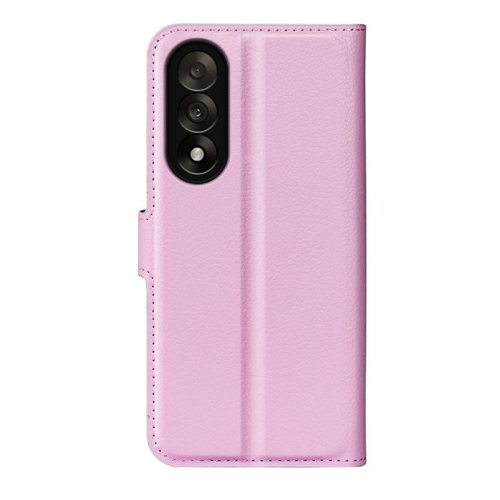 Bild 3, OnePlus Nord 5 5G Fodral Litchi Läder Ljus Rosa