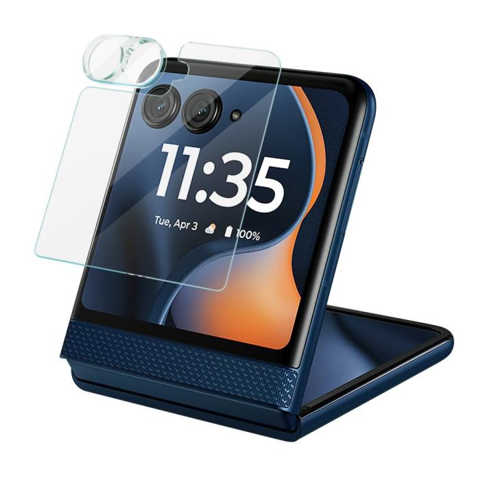 Bild 1, IMAK Motorola Razr 60 Skärmskydd / Linsskydd Härdat Glas