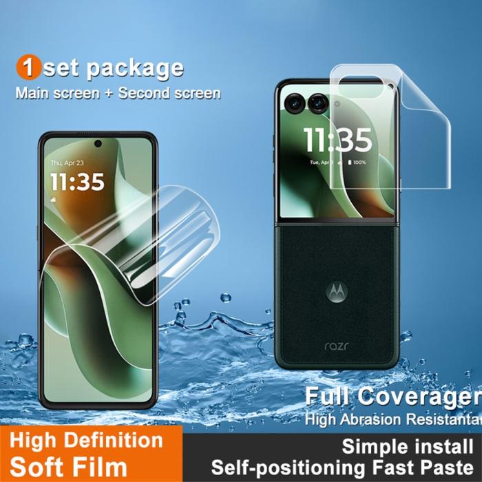 Bild 2, IMAK Motorola Razr 60 Ultra 5G Skärmskydd TPU