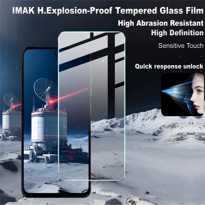 Bild 3, IMAK Motorola Moto G56 5G Skärmskydd Härdat Glas