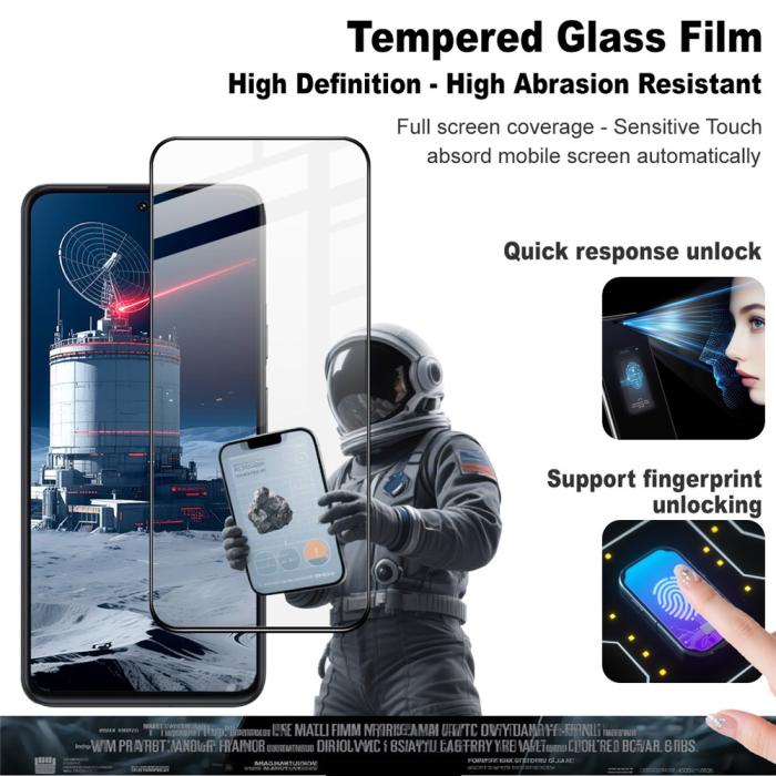 Bild 3, IMAK Motorola Moto G86 Power/G86 5G Skärmskydd Heltäckande