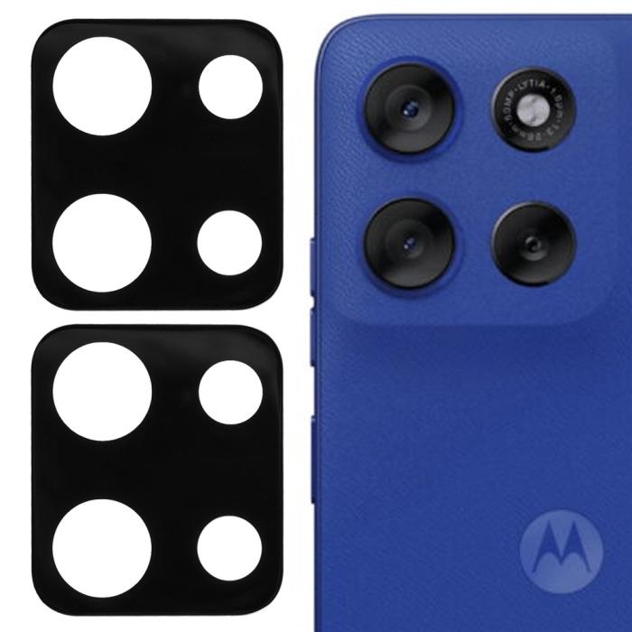 Bild 1, Motorola Moto G56 5G 2-PACK Linsskydd Härdat Glas Svart