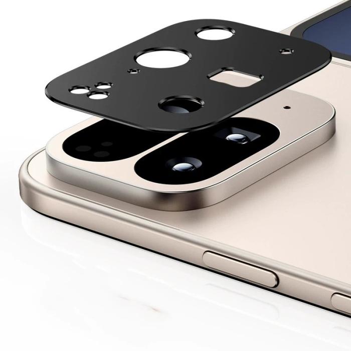 Bild 1, Google Pixel 10 Pro Fold Linsskydd Metall Svart