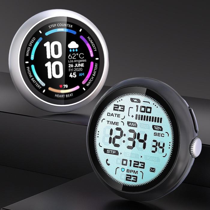Bild 2, Google Pixel Watch 4 45 mm Skal Härdat Glas Svart