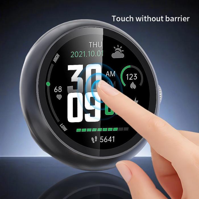 Bild 4, Google Pixel Watch 4 45 mm Skal Härdat Glas Svart