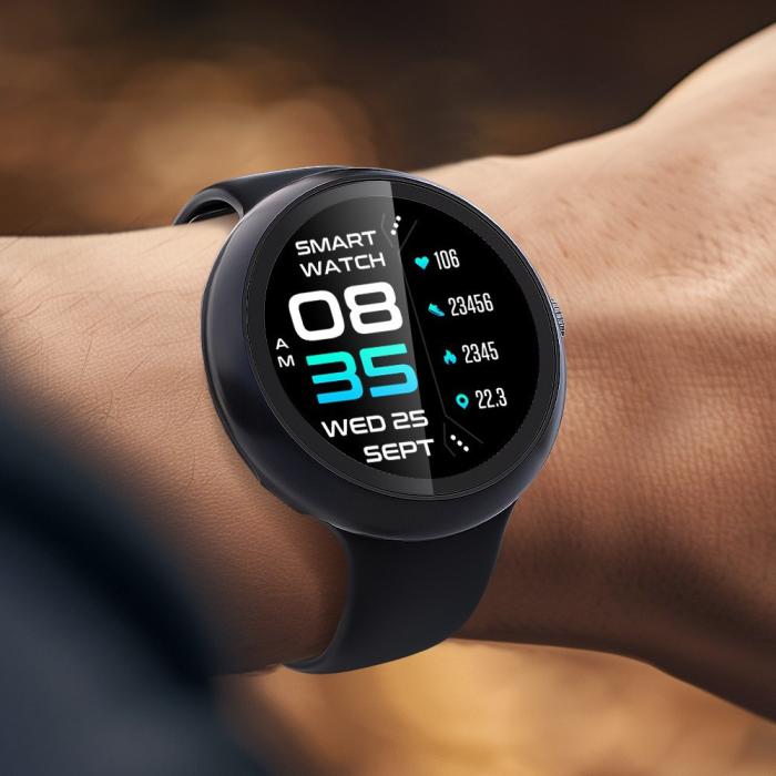 Bild 5, Google Pixel Watch 4 45 mm Skal Härdat Glas Svart