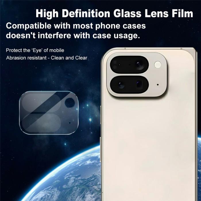 Bild 2, IMAK Google Pixel 10 Pro Fold Linsskydd Härdat Glas Transparent