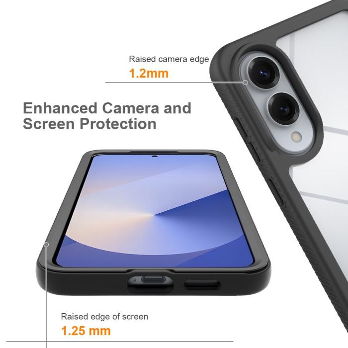 Bild 5, Samsung Galaxy S25 Edge Skal 360 Hybrid Defense Svart