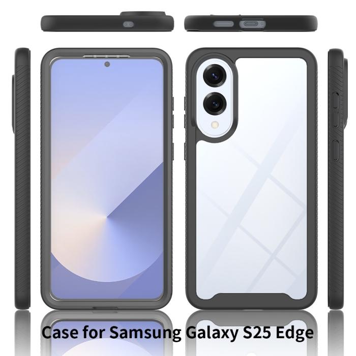 Bild 6, Samsung Galaxy S25 Edge Skal 360 Hybrid Defense Svart