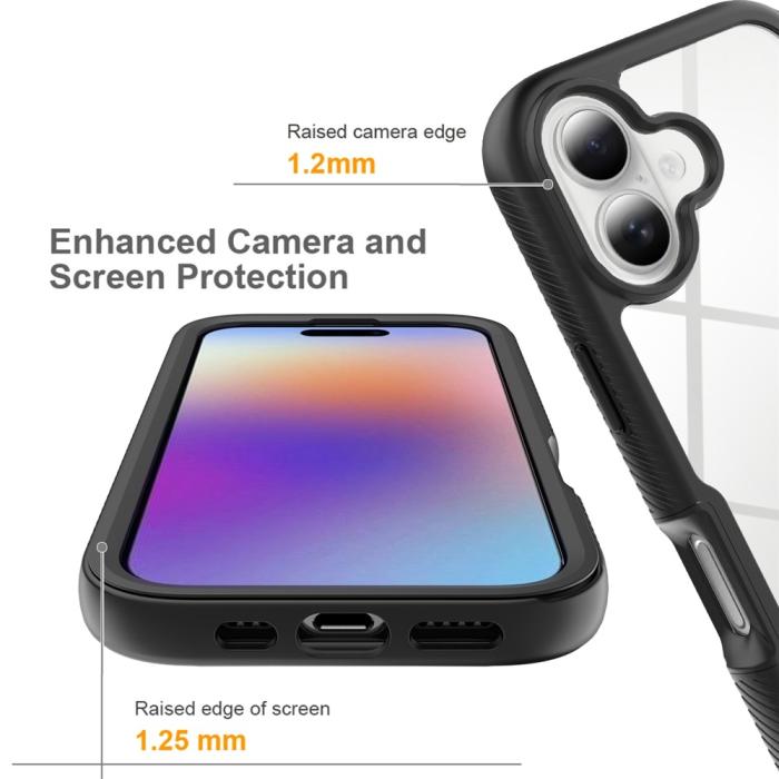 Bild 3, iPhone 17 Skal 360 Hybrid Defense Svart