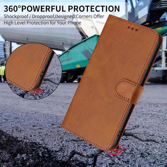 Bild 5, Nothing Phone 3 Fodral RFID Läder Brun