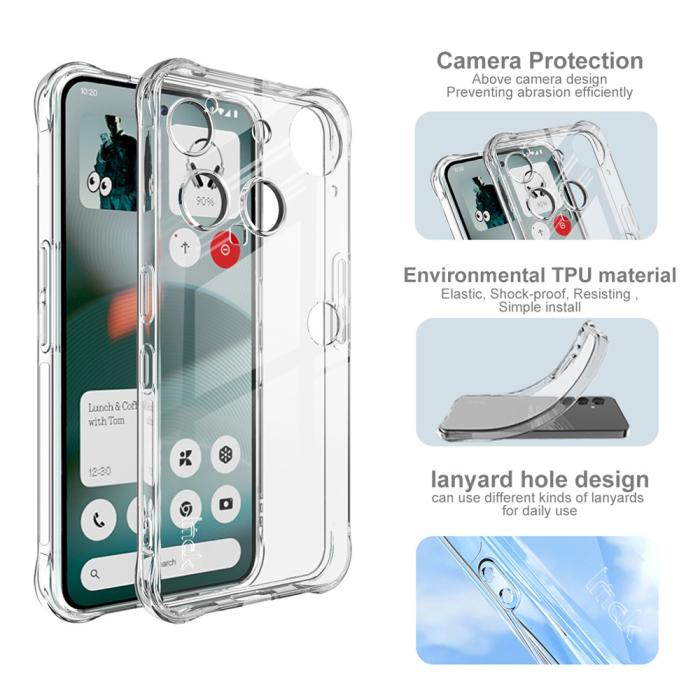Bild 3, IMAK Nothing Phone 3 Skal Airbag Shockproof Transparent