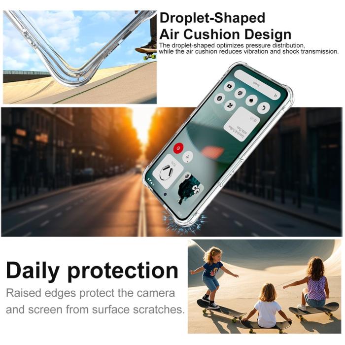 Bild 5, IMAK Nothing Phone 3 Skal Airbag Shockproof Transparent