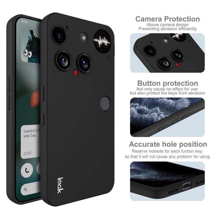 Bild 3, IMAK Nothing Phone 3 Skal Soft TPU Svart