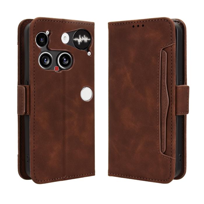 Bild 1, Nothing Phone 3 Fodral Med Avtagbart Kortfack Brun