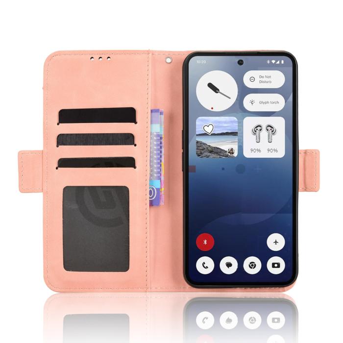 Bild 6, Nothing Phone 3 Fodral Med Avtagbart Kortfack Rosa